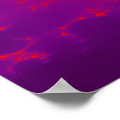Brenngalaxie Poster (Ecke)