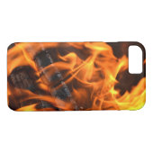 Brennholz am Feuer Case-Mate iPhone Hülle (Rückseite (Horizontal))