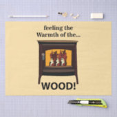 Brennholz Brennholz Brandholz Seidenpapier (Handwerk)