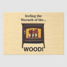 Brennholz Brennholz Brandholz Seidenpapier