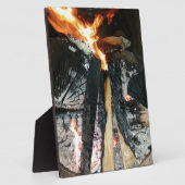 Brennholz Fotoplatte (Seite)