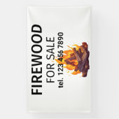 Brennholz für den Verkauf Beruflicher kleiner Unte Banner (Vertikal)