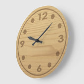 Brennholz Große Wanduhr (Winkel)