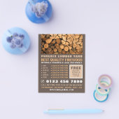 Brennholz, Holz/Holz/Holzgarten Flyer (Einzeln)