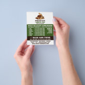 Brennholz, Holz/Holz/Holzgartenwerbung Flyer (Gruppe)