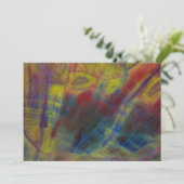 Brennholz horizontal dankeskarte (Stehend Vorderseite)