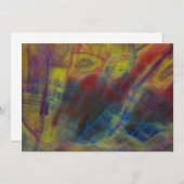 Brennholz horizontal dankeskarte (Vorne/Hinten)