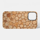 Brennholz iPhone Hülle (Rückseite (Horizontal))