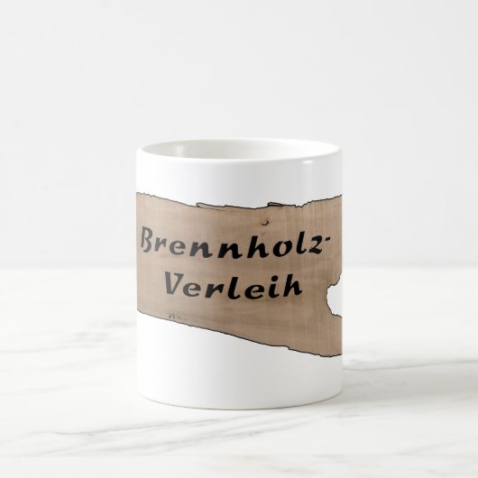 Brennholz Kaffeetasse (Mittel)