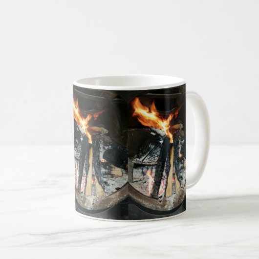 Brennholz Kaffeetasse (VorderseiteRechts)