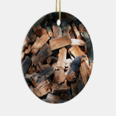 Brennholz Keramik Ornament (Rechts)