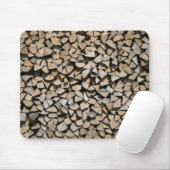 Brennholz Mousepad (Mit Mouse)