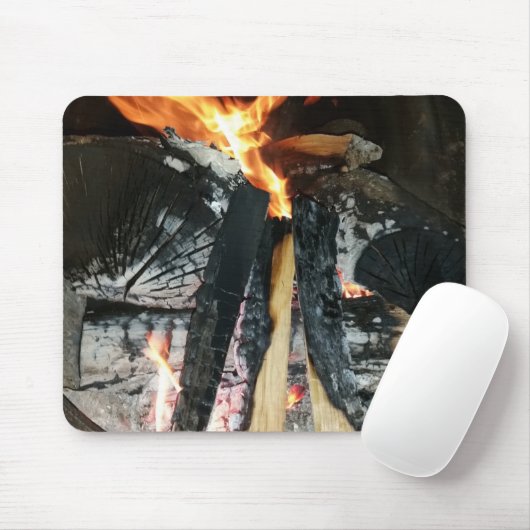 Brennholz Mousepad (Mit Mouse)