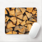 Brennholz Mousepad (Mit Mouse)