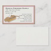 Brennholz- oder visitenkarte (Vorne/Hinten)