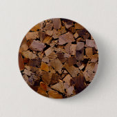 Brennholz | rustikale Kabine | Holzkörner | Baum Button (Vorderseite)