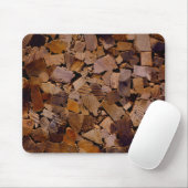 Brennholz | rustikale Kabine | Holzkörner | Baum Mousepad (Mit Mouse)
