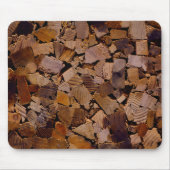 Brennholz | rustikale Kabine | Holzkörner | Baum Mousepad (Vorne)