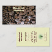 Brennholz Visitenkarte (Vorne/Hinten)