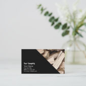 Brennholz Visitenkarte (Stehend Vorderseite)