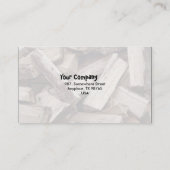 Brennholz Visitenkarte (Rückseite)