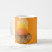 Brennhölzer Kaffeetasse (Vorderseite Links)