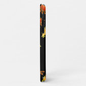 Brennholzmuster auf schwarz Case-Mate iPhone hülle (Hinten/Links)