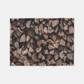 Brennholzplatte Fleecedecke (Vorderseite (Horizontal))