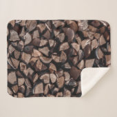 Brennholzplatte Sherpadecke (Vorderseite (Horizontal))