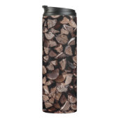 Brennholzplatte Thermosbecher (Nach rechts gedreht)