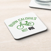 Brennkalorien nicht Öl Getränkeuntersetzer (Linke Seite)