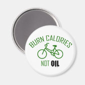 Brennkalorien nicht Öl Magnet (Vorderseite/Rückseite)