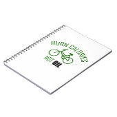 Brennkalorien nicht Öl Notizblock (Linke Seite)