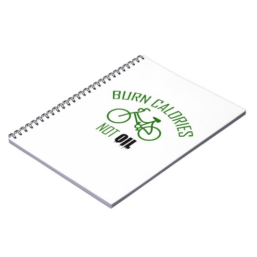 Brennkalorien nicht Öl Notizblock (Linke Seite)