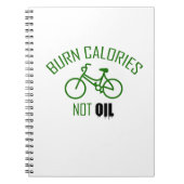 Brennkalorien nicht Öl Notizblock (Vorderseite)