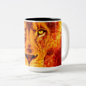 Brennlion Zweifarbige Tasse (VorderseiteRechts)