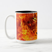 Brennlion Zweifarbige Tasse (Links)