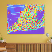 Brennmonde Leinwanddruck (Insitu (Wohnzimmer))