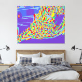 Brennmonde Leinwanddruck (Insitu (Schlafzimmer))