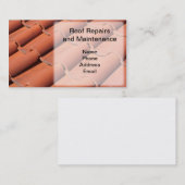 Brennofen abgefeuerte rote Dach-Fliesen Visitenkarte (Vorne/Hinten)