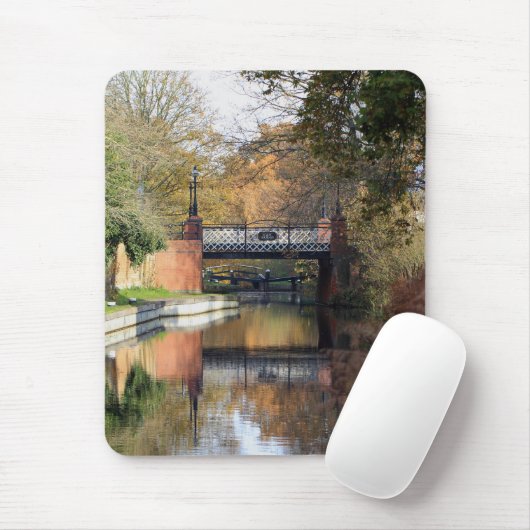 Brennofen-Brücke im Früjahr Mousepad (Mit Mouse)
