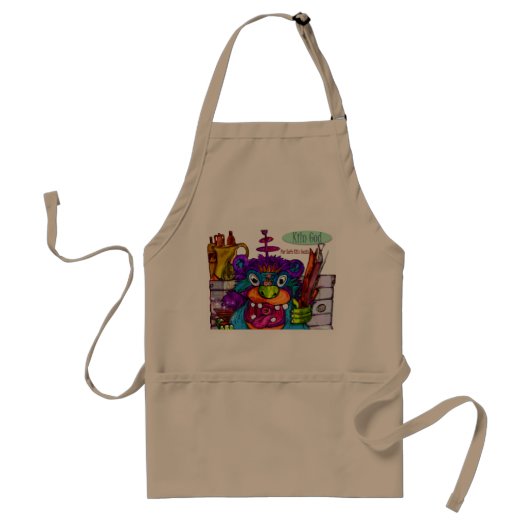 Brennofengott-Schürze für Keramiken Schürze (Vorne)