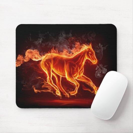 Brennpferd Mousepad (Mit Mouse)
