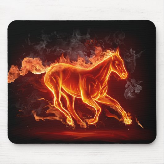 Brennpferd Mousepad (Vorne)