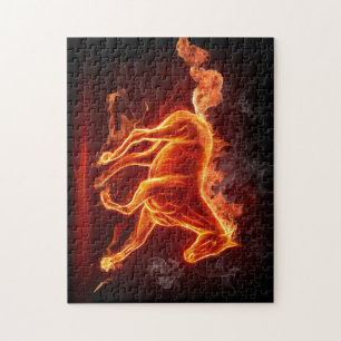 Brennpferd Puzzle