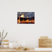 Brennprotokoll Poster (Küche)