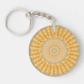 Brennring Mandala Schlüsselanhänger (Vorderseite)