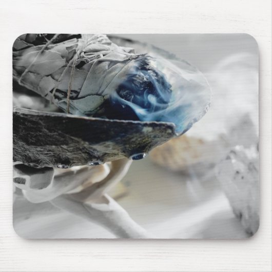 Brennsage Rauchen metaphysische Esoterie Mousepad (Vorne)