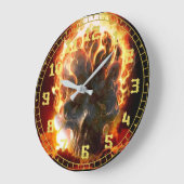 Brennschädel Große Wanduhr (Winkel)