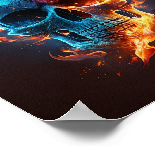 Brennschädel Poster (Ecke)